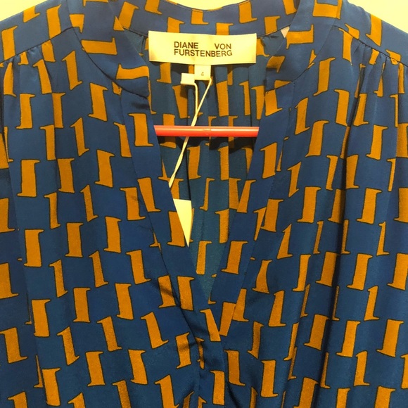 Dvf drawstring patterned dress - Picture 2 of 6